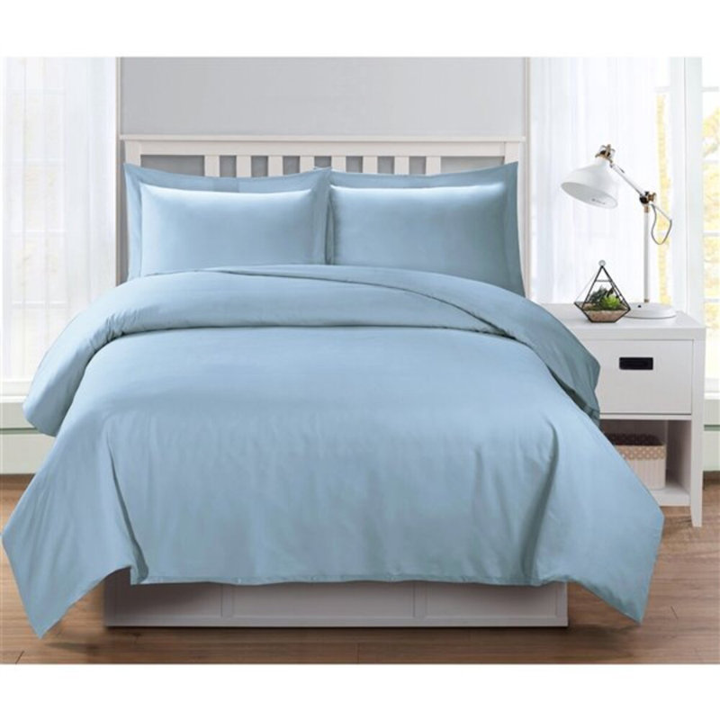 Ensemble de housse de couette en microfibre Modern - Basics by Wayfair ™, Housse de couette très grand et 2 très grandes t