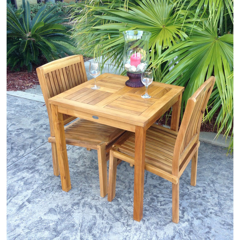 Belize Outdoor Teak Dining Side Chair