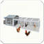 Cage à poules en bois