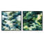 Cynne - Ensemble de 2 collages carrés abstraits-101845494-101845495