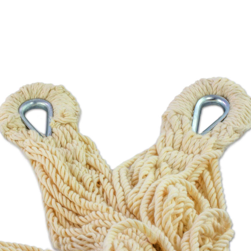 Hamac rigide Rigoberto, H 85 po x l 49 po x P 85po, Espresso / albâtre