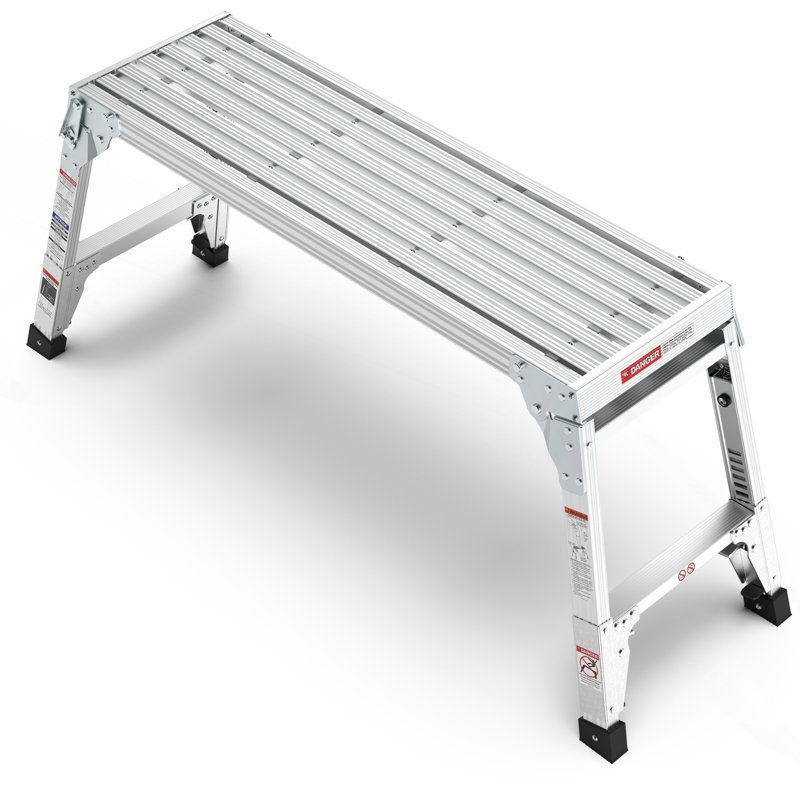 Escabeau de travail de grande taille, banc de travail portatif pliable