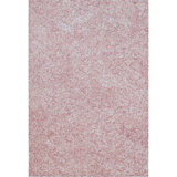 Barranco Geometric Hand Tufted Wool Area Rug in White/Red