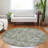 Machine Washable Indoor/Outdoor Xhevrie Aloe Rug-1611790410