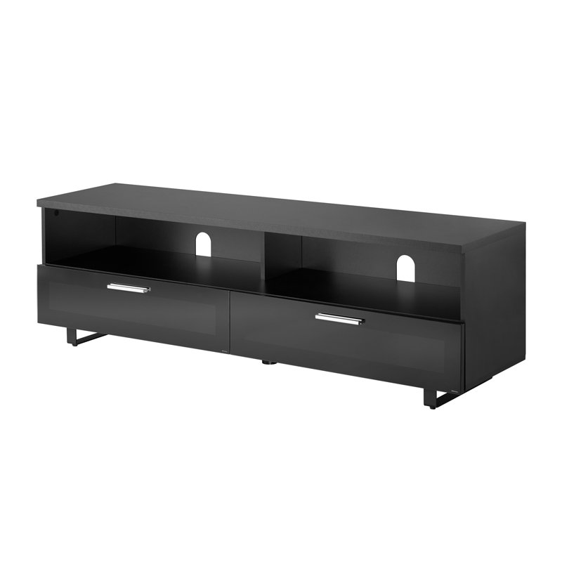 Northway Unfinished TV Stand for TVs up to 75", Black