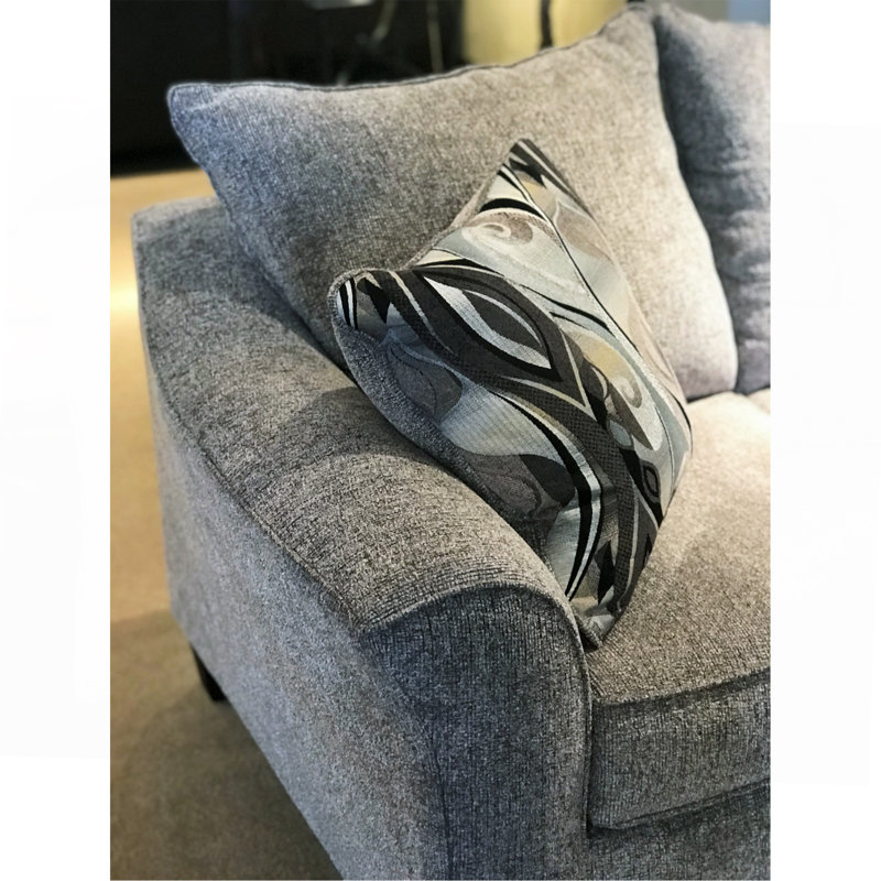 Causeuse en tissu, Gris