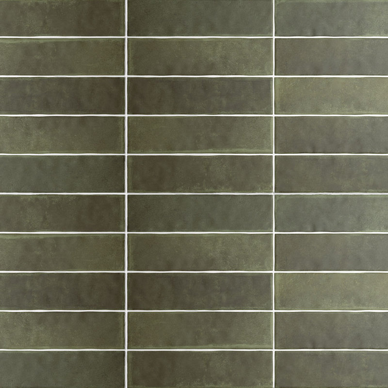 Carreau en porcelaine Fusion 2.5X10, Kaki