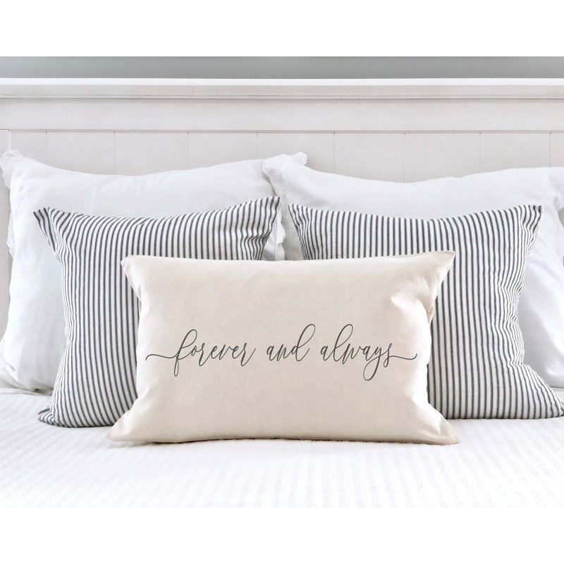  Forever and Always Valentine's Day Cotton Pillow Cover