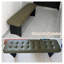 Banc rembourré vert-808891435