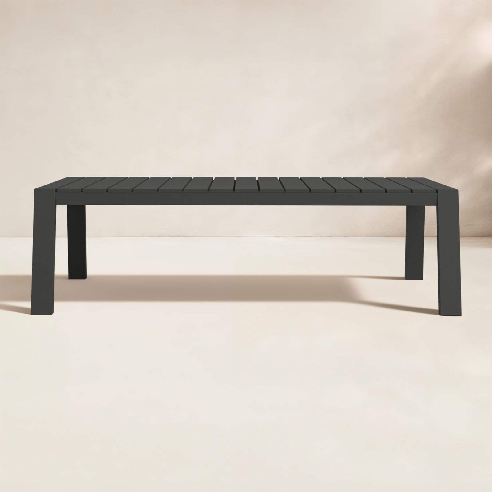 48.4'' Powder Coated Aluminum Outdoor Coffee Table