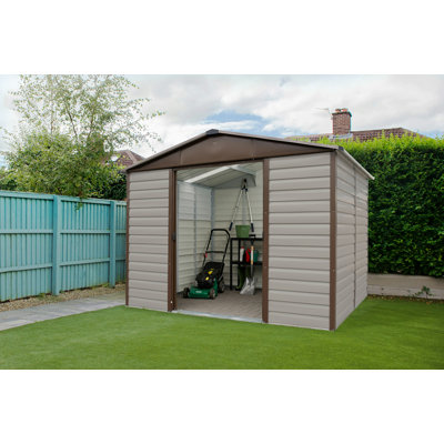 Apex 10 ft. W x 12 ft. D Metal Garden Shed