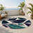Midnight Bloom Indoor And Outdoor Area Rug-1625549175