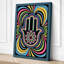 Mandala Hand Geometric - Wrapped Canvas-1312754672-1312754686
