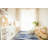 Petetia Blue and Ivory Fish Hand Tufted Area Rug-2084245917