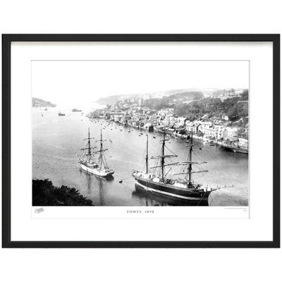 Fowey, 1898 - Single Picture Frame Print