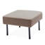 Repose-pieds carré en tissu avec quatre pieds-2090984589
