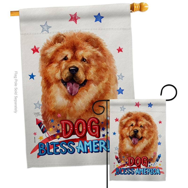 Drapeau de maison en polyester à 2 côtés 40 x 28 po