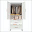 Grande armoire 71 po en métal avec 2 tiroirs et tablette réglable