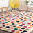 Baynard Kaleidoscope Geometric Multi/Yellow/Blue/Pink Area Rug-1026400110