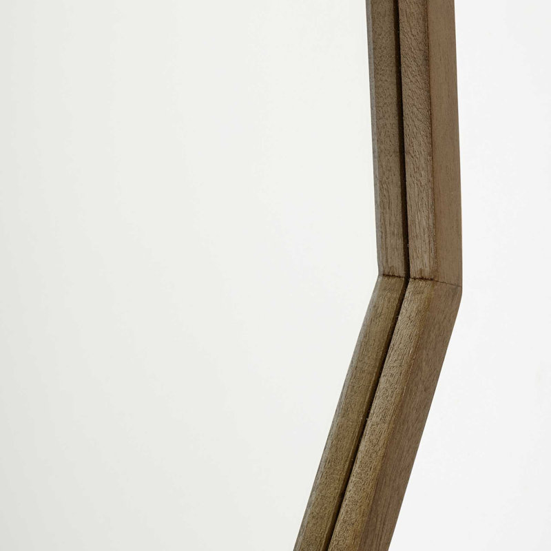 Miroir d'appoint Jo, Brun, 32 po x 32 po