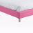 Karina Platform Bed with Vegan Leather in Pink Finish, 39.51'' H X 62.79'' W X 85.97'' L-1225800386-1225800391