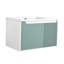 Meuble-lavabo mural 36 po avec lavabo en céramique