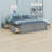 Wood Platform Bed Frame With Drawers