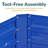 Onecimo L-Shaped Galvanized Steel Outdoor Raised Garden Bed - 47.25" x 47.25" x 12" - Blue-732798649
