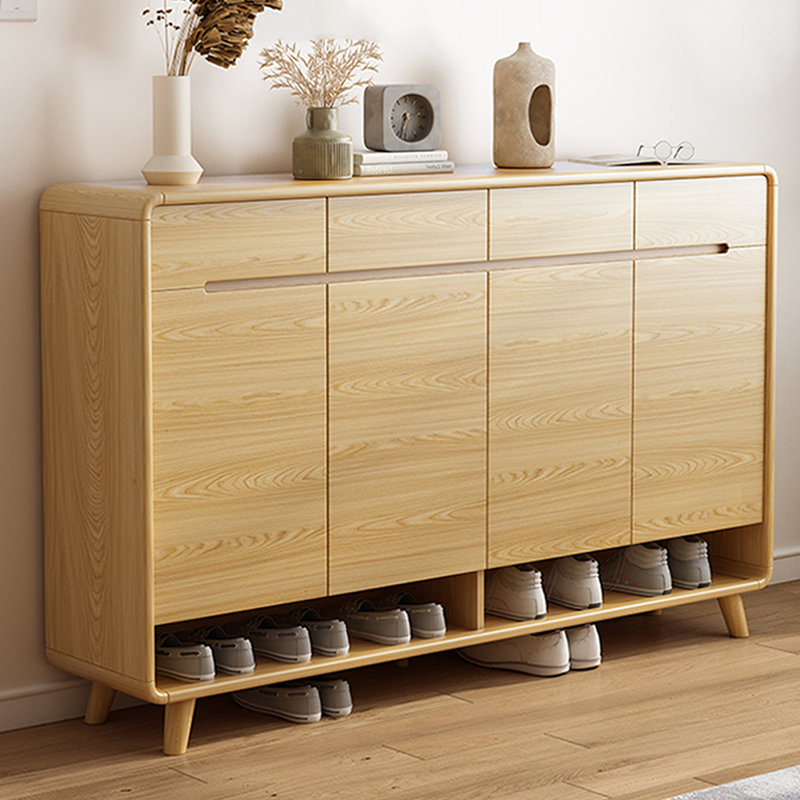 Rangement pour chaussures en bois manufacturé Burlywood