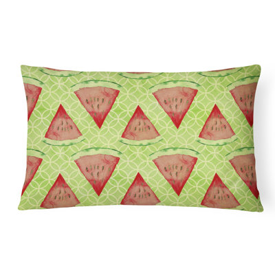  Coussin décoratif intérieur / extérieur Watercolor Melon d'eau