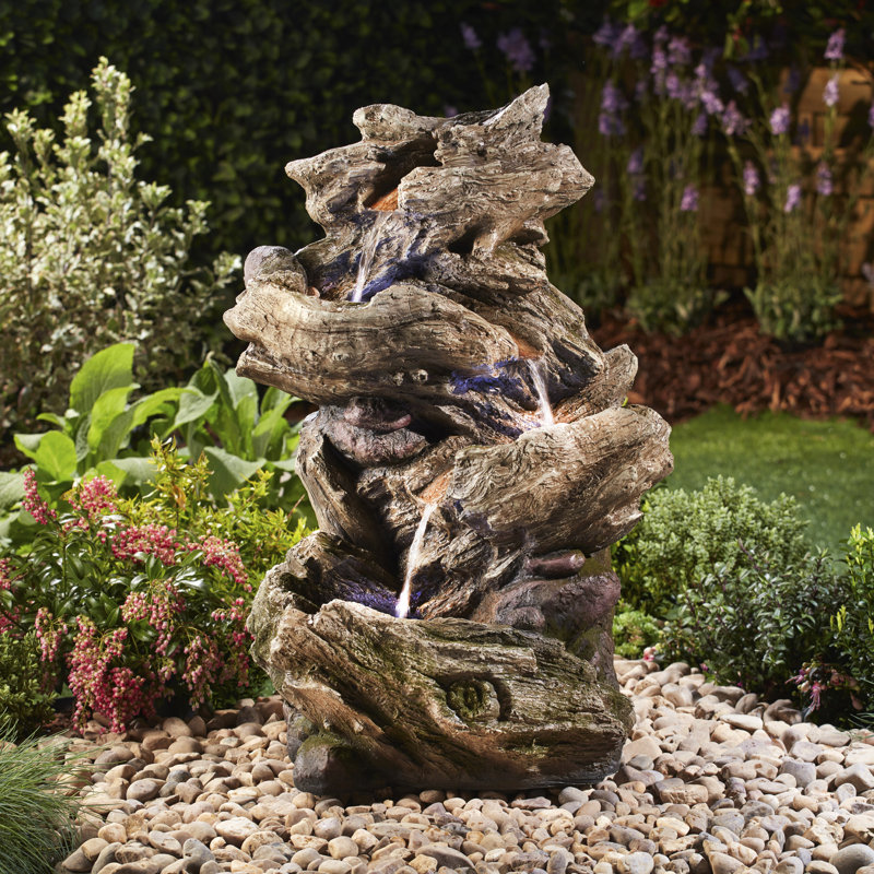 Dakota Fields 3L Weather Resistant Poly Stone Fountain