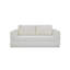 Canapé-lit pliant convertible 2-en-1, canapé-lit en velours côtelé moderne avec 2 * coussins, canapé-lit modulaire sans dossier avec lit escamotable Futon, canapé-lit modulaire pliable pour le salon beige-130622169