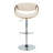 Swivel Upholstered Adjustable Height Counter Stool with Metal Frame-92718782