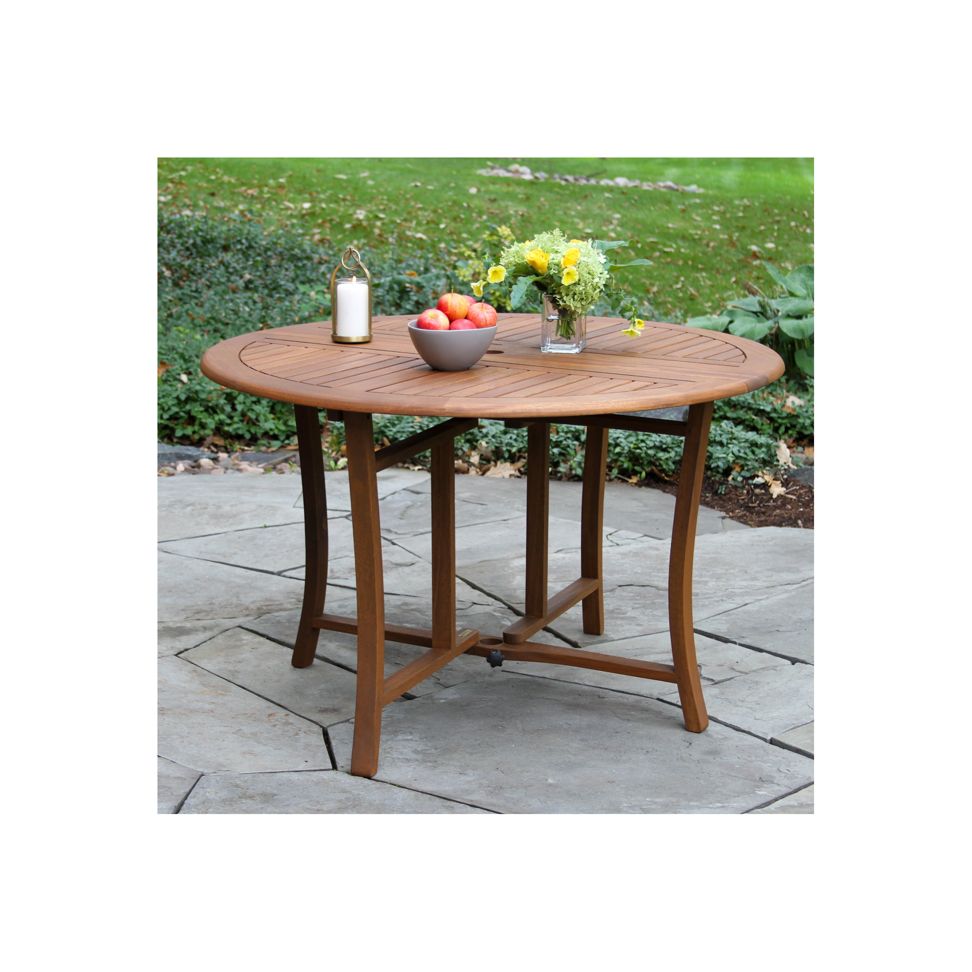 Kinsler Round 4 - Person Dining Set, 30" H x 43" W x 43" D