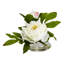 Arrangement floral pivoines en vase