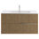 Kora 39.76" Wall Mounted Single Bathroom Vanity with Top