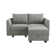 L Shaped Modular Reversible Sofa with Chaise Small Sectional