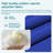 2Ps Waterproof High-Back Chair Cushion With Non-Slip Belt, Broken Foam And Cotton Filling, Suitable For Indoor/Outdoor Garden Furniture.-15660916