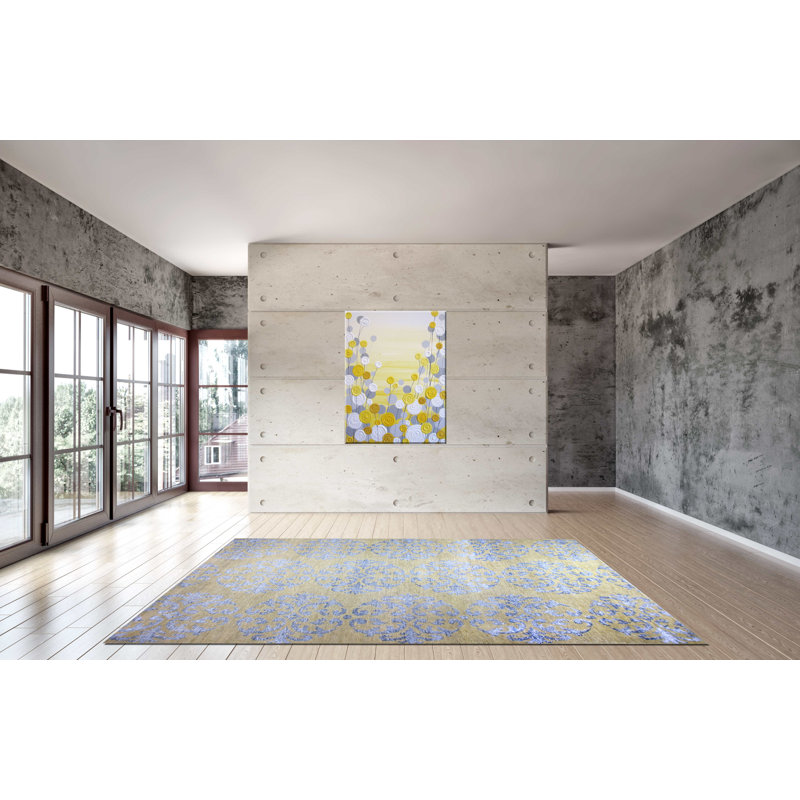 Devaney Wool Oriental Indoor Rug, Rectangle 9' x 12'