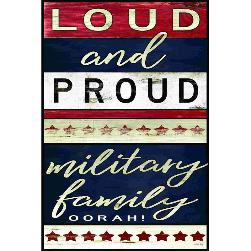 «Loud And Proud» par Cindy Jacobs - Art textuel, H 18 po x l 12 po, No, Toile tendue