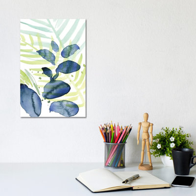 Queen Palms II by Jennifer Paxton Parker - Wrapped Canvas Painting