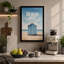 Solitary Beach Hut Coastal - Wrapped Canvas-1006107707-1006107706