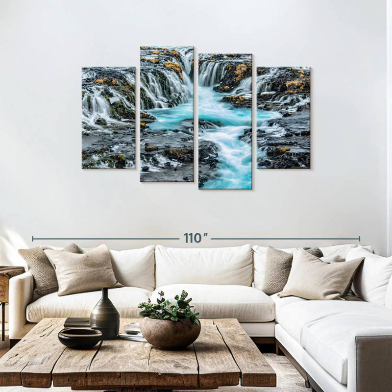 Cascade Alvord Bruarfoss en Islande II, H 48 po x l 75 po