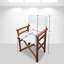 Ensemble de 2 chaises pliantes en bois