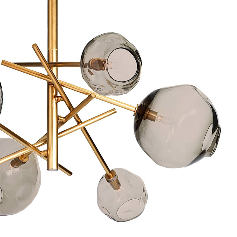 Molten Chandelier, Brass