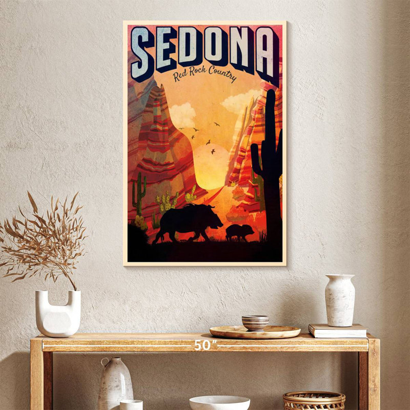 Sedona Red Rock Country, 39" H x 26" W