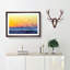 Orange Sunset Abstract - Picture Frame Graphic Art Print-56860777-56860773