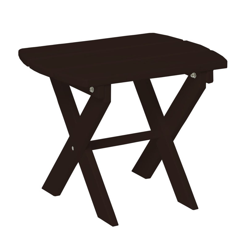 Table d'appoint pliante Castilly, Brun Milwaukee