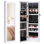 Armoire à bijoux 14,2 po de largeur avec miroir