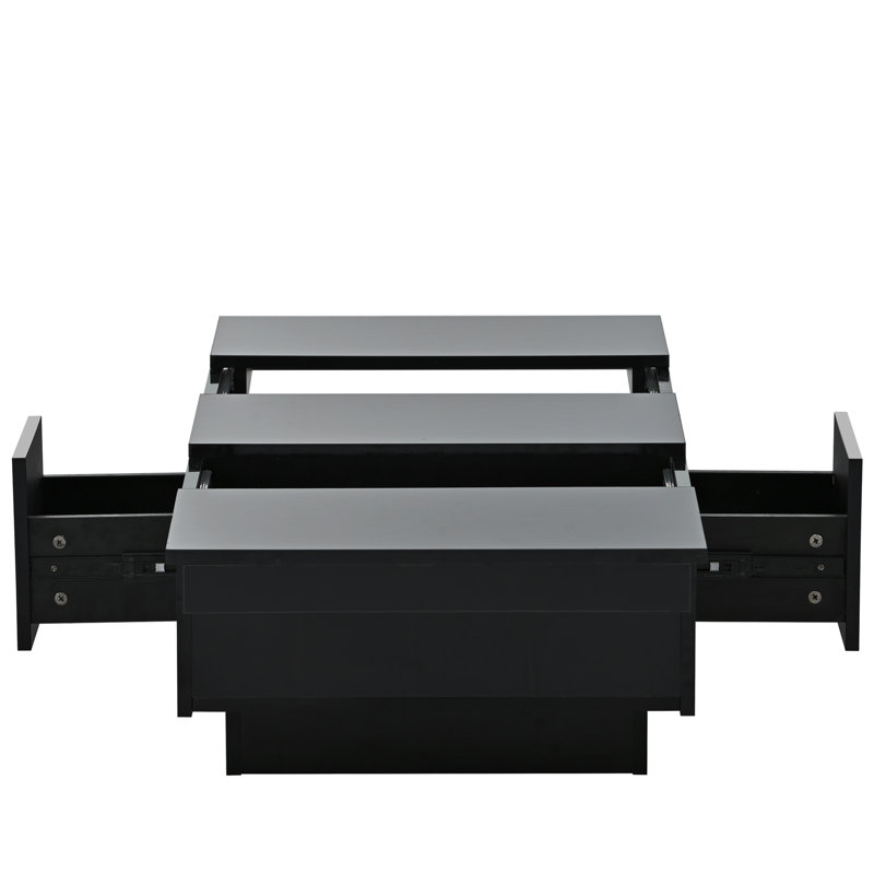 Coffee Table with 2 Large Hidden Storage Compartments - Extendable & Stylish